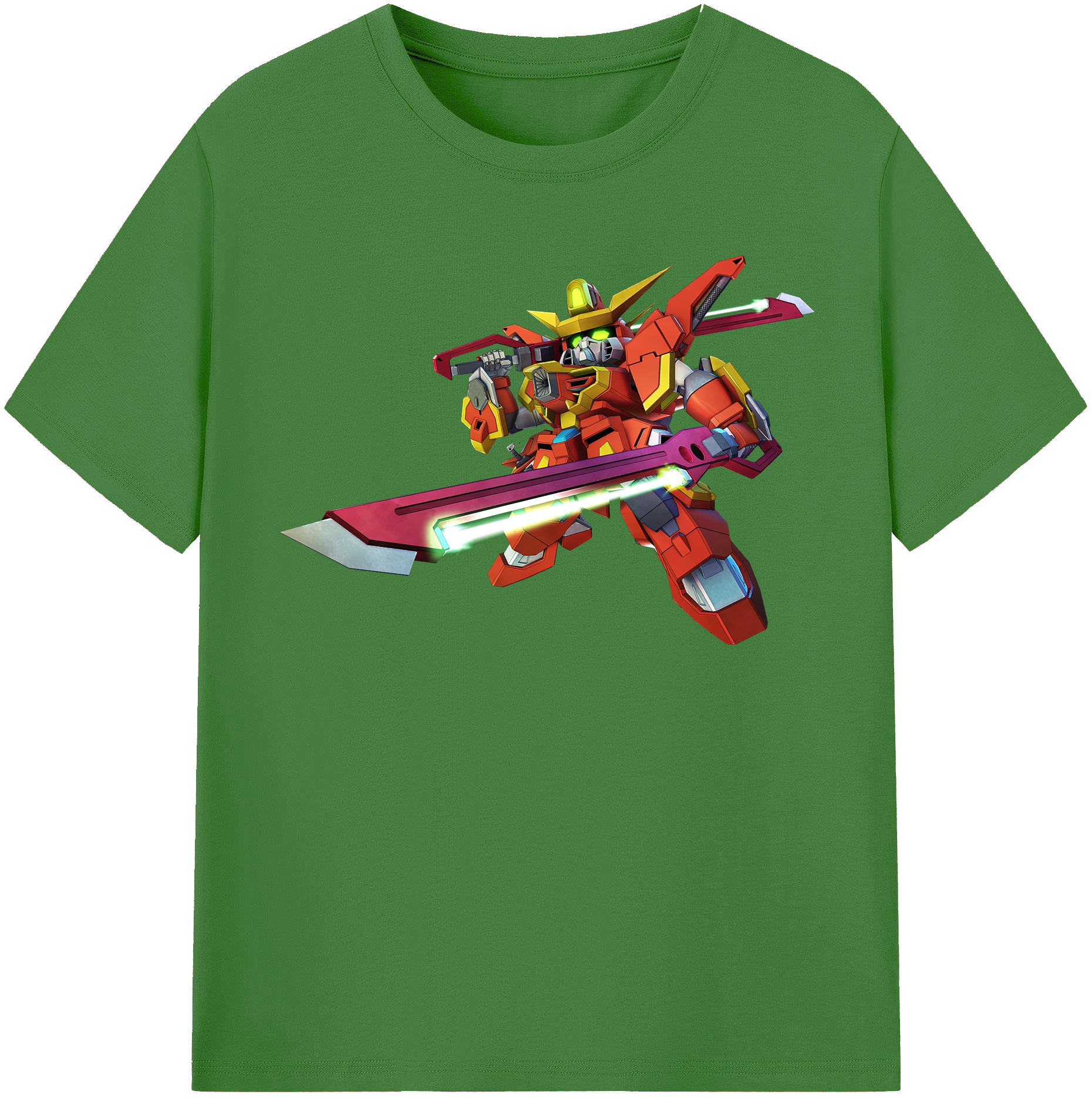 （画像用） 機動戦士ガンダム Mobile Suit Gundam レディースカジュアルプリントTシャツ（綿100％）